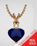 Designer Diamond Pendant : 30-250-Y-Blue